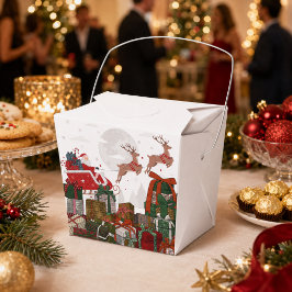 サンタのそりとトナカイ クリスマス フェイバーボックス