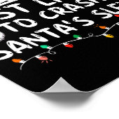 サンタのそりのクリスマスのジョークを言い当てる可能性が最も高い ポスター (角)