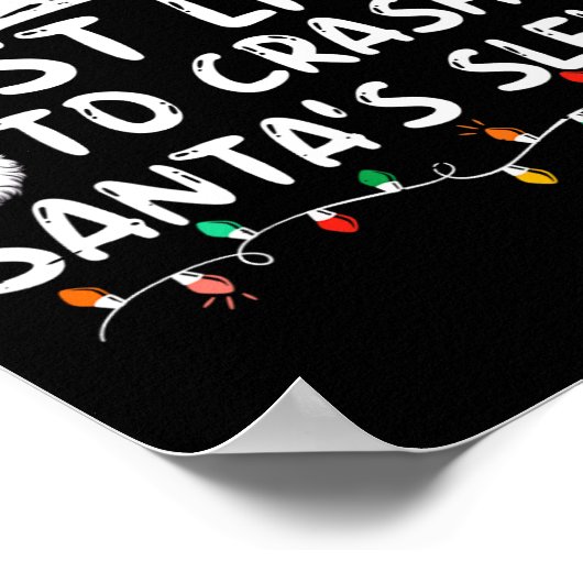 サンタのそりのクリスマスのジョークを言い当てる可能性が最も高い ポスター (角)