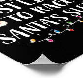 サンタのそりのクリスマスマッチで最も勝ち目がある ポスター (角)