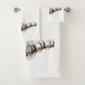 サンタのそりの乗車 バスタオルセット (インサイチュ)