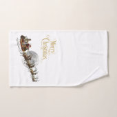 サンタのそりの乗車 バスタオルセット (ハンドタオル)