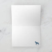 サンタのそりを引く雄牛の穴 シーズンカード (内部)