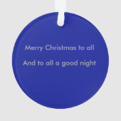 サンタのそり オーナメント (裏面)