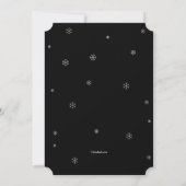 サンタのそり クリスマスパーティー 招待状 (裏面)