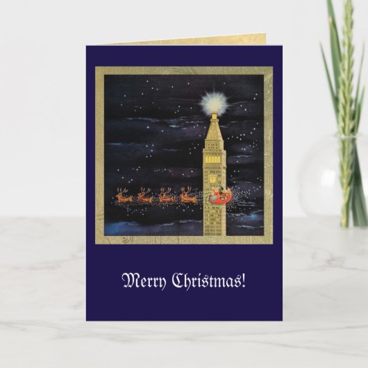 サンタのそり シーズンカード (正面)