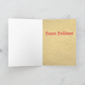 サンタのそり シーズンカード (内部)