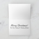 サンタのためのカップケーキ シーズンカード (内部)