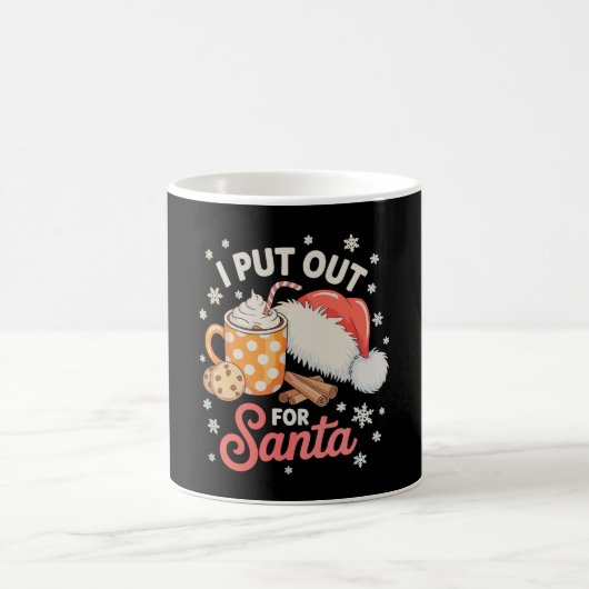 サンタのためのココアクッキー クリスマスのホットココア コーヒーマグカップ (中央)