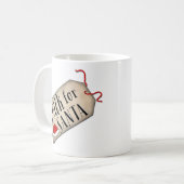 サンタのためのミルク コーヒーマグカップ (正面左)