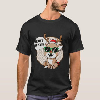 サンタのとくべつなトナカイ Tシャツ