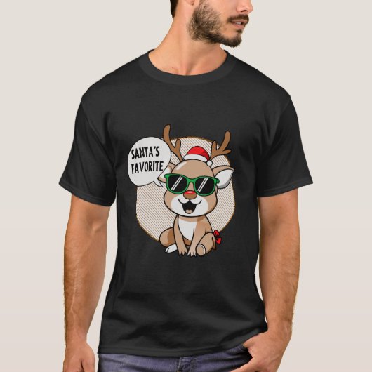 サンタのとくべつなトナカイ Tシャツ (正面)