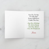 サンタのどくろ印のおもしろいなクリスマスカード シーズンカード (内部)