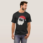 サンタのひげを信じる家族のクリスマスパジャマ 私は信じる Tシャツ (正面フル)