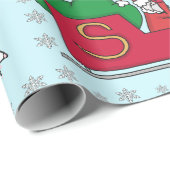 サンタのふくろねずみ ラッピングペーパー (ロールコーナー)