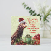 サンタのまわりにチキンバーク! 招待状 (スタンド正面)