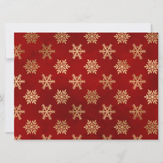 サンタのよい子のリスト証明書 招待状 (裏面)