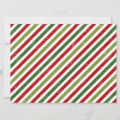 サンタのよい子のリスト証明書 招待状 (裏面)