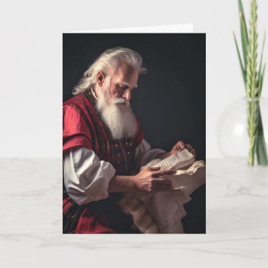 サンタのよい子のリスト シーズンカード (正面)