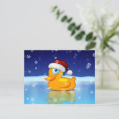 サンタのアヒル シーズンポストカード (スタンド正面)