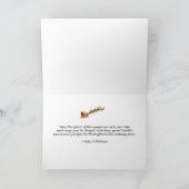 サンタのイギリスセッター シーズンカード (内部)