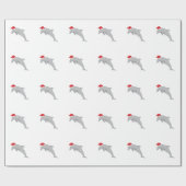 サンタのイルカ ラッピングペーパー (フラット)