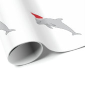 サンタのイルカ ラッピングペーパー (ロールコーナー)