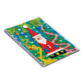 サンタのウィンターワンダーランド - CHOCのためのかわいい子供たちの作品 ノートブック (右側)