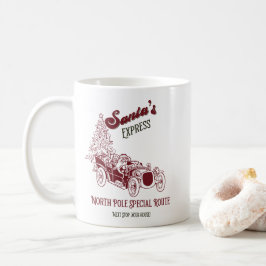 サンタのエクスプレス ヴィンテージ クリスマス コーヒーマグカップ