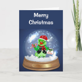 サンタのオウムのクリスマスカード シーズンカード