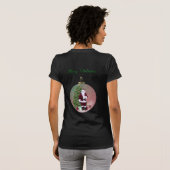 サンタのオーナメントのティー Tシャツ (裏面フル)