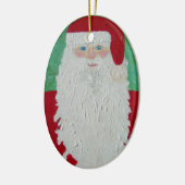 サンタのオーナメント セラミックオーナメント (左)