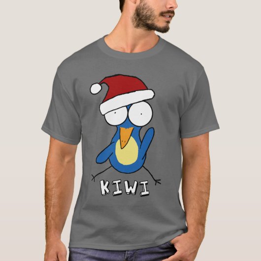サンタのキーウィのTシャツ Tシャツ (正面)