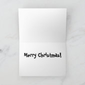 サンタのギフトカード – クリスマスカード (内部)