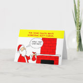 サンタのギフトカード – クリスマスカード (正面)