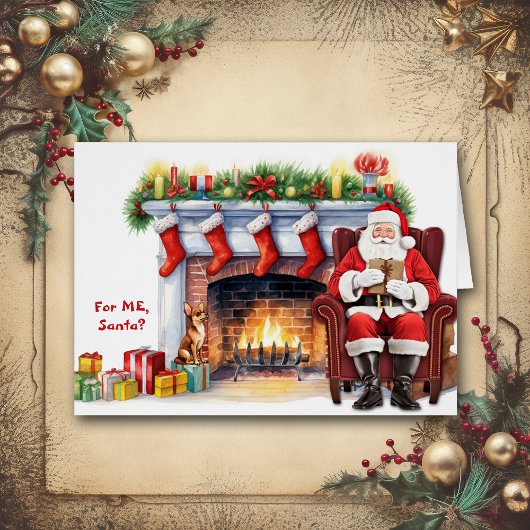 サンタのギフトチワホアドッグクリスマス