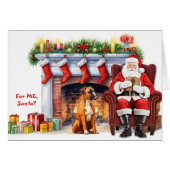 サンタのギフトボクサードッグクリスマス (正面横)