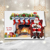 サンタのギフトヨークシャーテリアドッグクリスマス