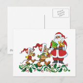 サンタのギフト シーズンポストカード (正面/裏面)