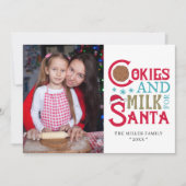 サンタのクッキーとミルクのフェスティバルの休日の写真 (正面)
