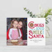 サンタのクッキーとミルクのフェスティバルの休日の写真 (スタンド正面)