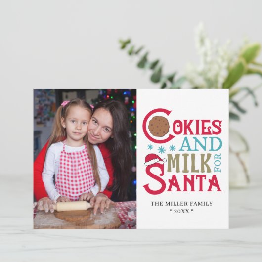 サンタのクッキーとミルクのフェスティバルの休日の写真 (スタンド正面)