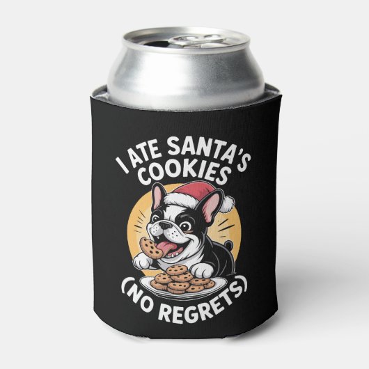 サンタのクッキーを食べちゃった後悔しないクリスマスのフレンチ風 缶クーラー (缶正面)