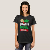 サンタのクッキーを食べちゃった後悔しないクリスマス Tシャツ (正面フル)