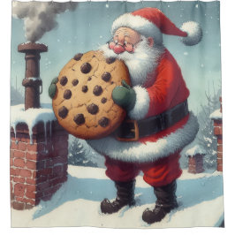 サンタのクッキー – クリスマスシャワーカーテン シャワーカーテン