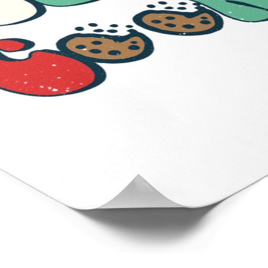 サンタのクッキー!!! ポスター (角)