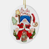 サンタのクッキー – SRF セラミックオーナメント (右)