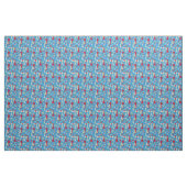 サンタのクラゲの郵便箱 海のクリスマス たこ ファブリック (ヤード)