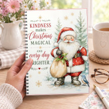 サンタのクリスマスが魔法のように輝く