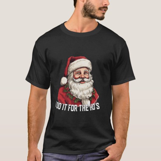 サンタのクリスマスに行くよ Tシャツ (正面)